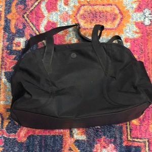 Never used black Lululemon weekender or gym bag!!